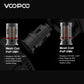 5 pack - VooPoo PnP atomisers and PnP VM atomisers