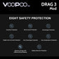 VooPoo DRAG 3 MOD 177w (replaceable batteries)