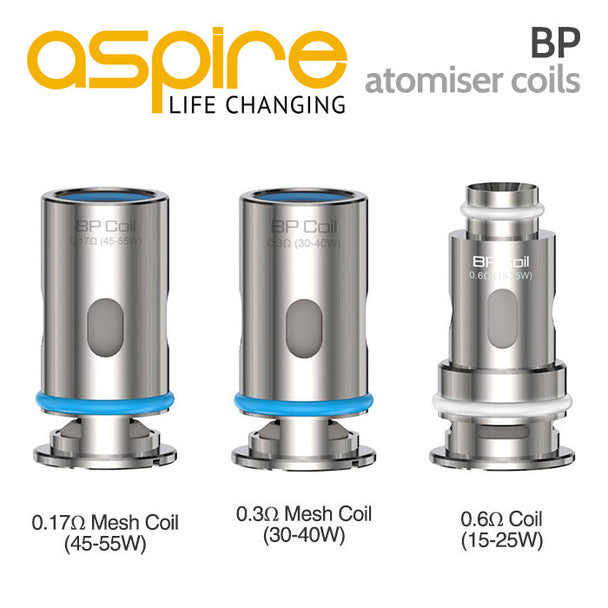 5 pack - Aspire BP Atomisers