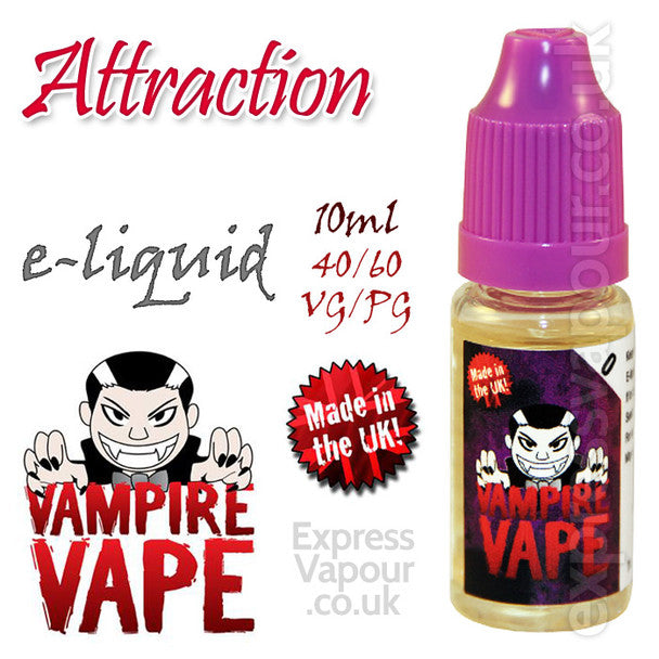Attraction - Vampire Vape 40% VG e-Liquid - 10ml