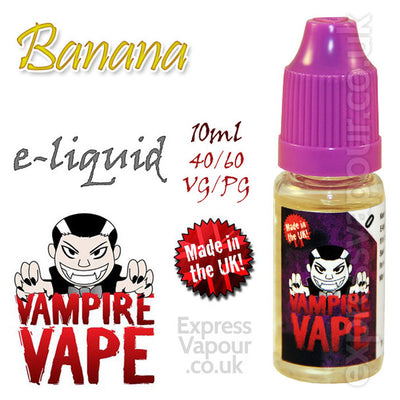 Banana - Vampire Vape 40% VG e-Liquid - 10ml
