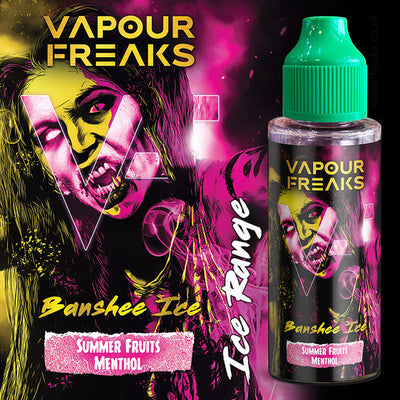 BANSHEE ON ICE - Vapour Freaks ZERO e-liquid - 70% VG - 100ml