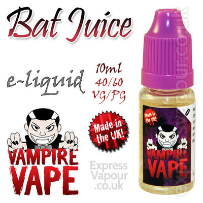 Bat Juice - Vampire Vape 40% VG e-Liquid - 10ml