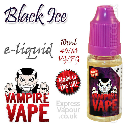 Black Ice - Vampire Vape 40% VG e-Liquid - 10ml