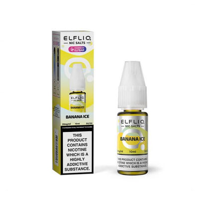 Elf Bar ElfLiq Banana Ice Nic Salt E-Liquid