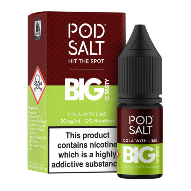 Cola With Lime Nic Salt by Pod Salt & The Big Tasty