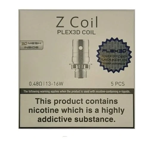 Innokin Z Plex3D 0.48 Ohm Zenith Coils (5 Pack)