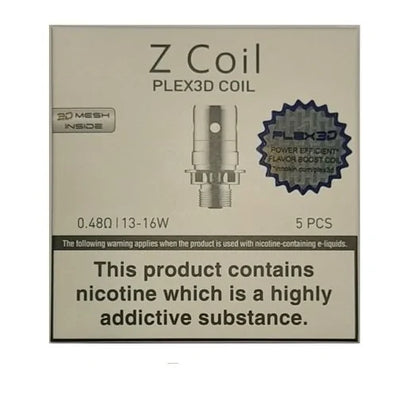Innokin Z Plex3D 0.48 Ohm Zenith Coils (5 Pack)