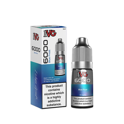 IVG 6000 Blue Frost 10ml Nic Salt E-Liquid