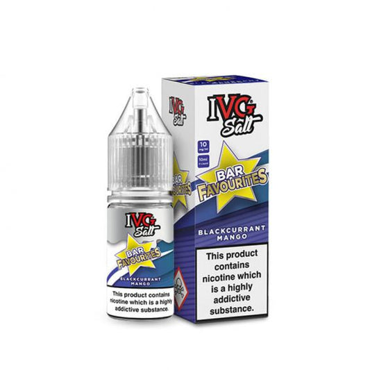 IVG Bar Favourites Blackcurrant Mango 10ml Nic Salt E-Liquid