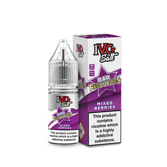 IVG Bar Favourites Mixed Berries 10ml Nic Salt E-Liquid