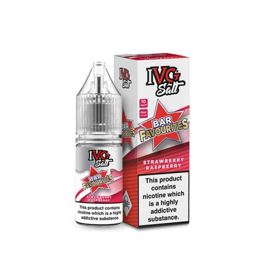 IVG Bar Favourites Strawberry Raspberry 10ml Nic Salt E-Liquid