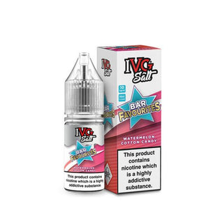 IVG Bar Favourites Watermelon Cotton Candy 10ml Nic Salt E-Liquid