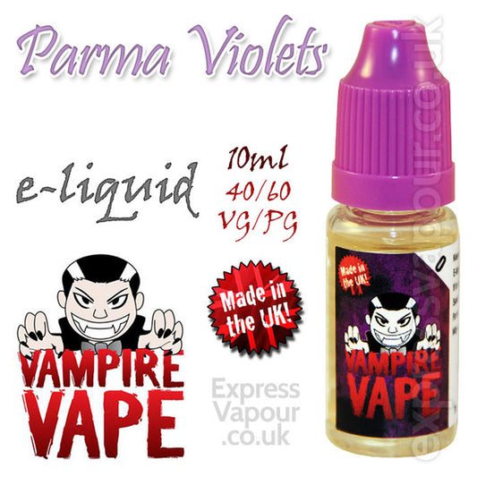 Parma Violets - Vampire Vape 40% VG e-Liquid - 10ml