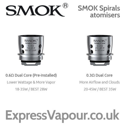 5 pack - SMOK Spirals Tank Replacement Atomisers