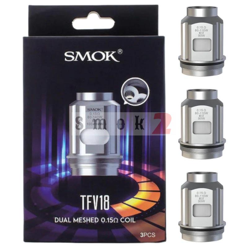 SMOK TFV18 Dual Mesh Coil 0.15ohm- 80w – 140w