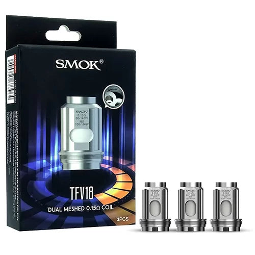 SMOK TFV18 Dual Mesh Coil 0.15ohm- 80w – 140w