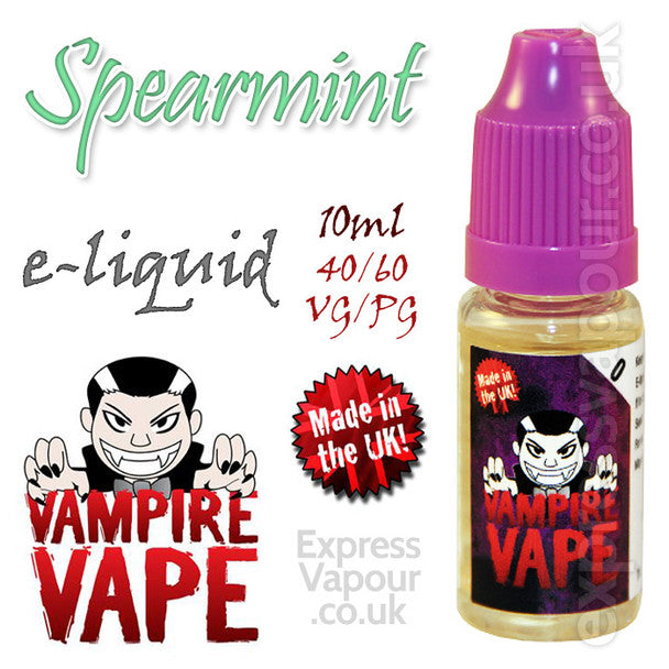 Spearmint - Vampire Vape 40% VG e-Liquid - 10ml