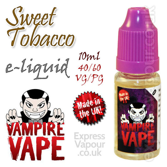 Sweet Tobacco - Vampire Vape 40% VG e-Liquid - 10ml