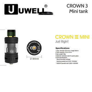 UWELL Crown 3 Mini tank