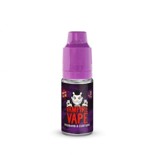 Vampire Vape Rhubarb and Custard E-Liquid 10ml