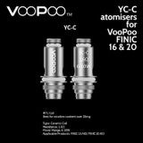 5 pack - YC Atomisers for VooPoo FINIC