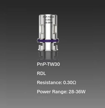 Voopoo PnP TW30 0.3 Ohm Coils (5 Pack)