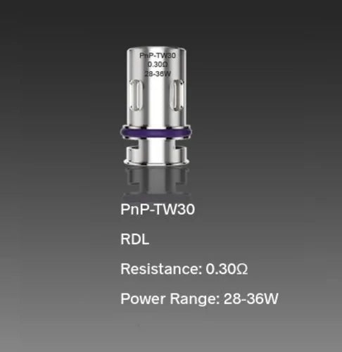 Voopoo PnP TW30 0.3 Ohm Coils (5 Pack)