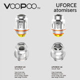 5 pack – VOOPOO UFORCE Atomisers